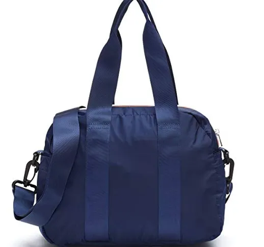 K-Way Borsa a mano donna due manici 32x21x15 cm K1350 (blu)