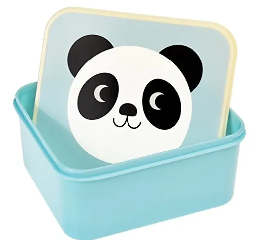 Rex London 27868 - Lunchbox Bambini (15 x 13,5 x 7cm) - Miko The Panda