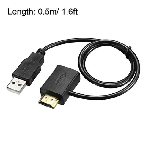 sourcing map HDMI - HDMI adattatore con connettore USB HDMI Maschio HDMI cavo femmina 1. F...