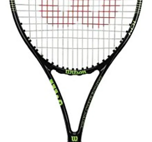 WILSON Blade 104 Tns Rkt W/O Cvr 3 Serena Williams Racchetta, Nero/Giallo (Nero/Lime)