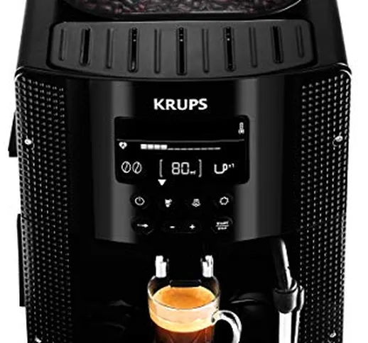 KRUPS Macchina da caffè completamente automatizzata (1,8 l, 15 bar, display LCD, sistema a...