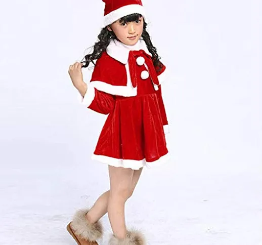 VICGREY ❤ Outfit Natale Set,Bambino Bambini Bambine Natale Vestiti Costume Partito Abiti +...
