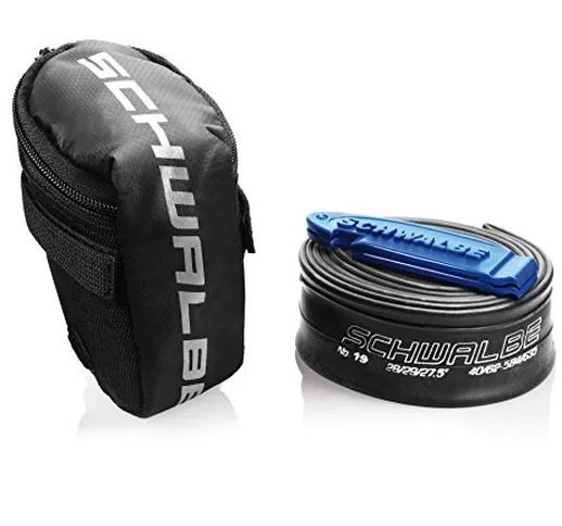 Schwalbe Borsa, Borsette Portacamera Kit Tutti, Nero, 27.5-29 MTB