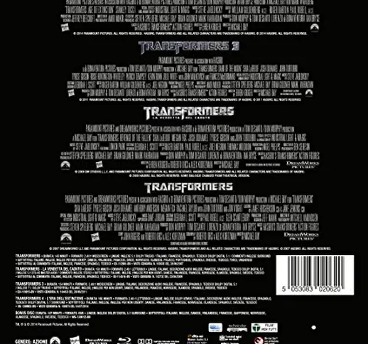 Transformers Quadrilogy (Transformers 4 - L'Era Dell'Estinzione) (Cofanetto 5 Blu-ray)