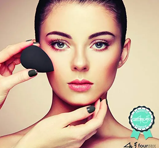 Spugnette Make Up FourSax Beauty Blender Novità *2020* Idea Regalo Cipria Fondotinta BB Cr...