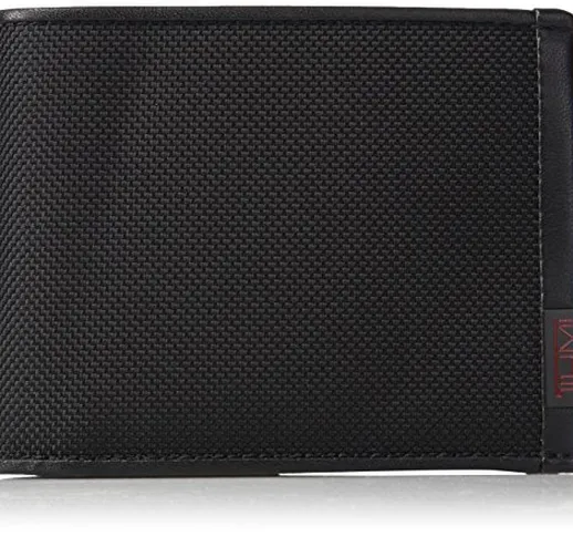 Tumi Alpha Porta carte di credito, 12 cm, Nero (Black)