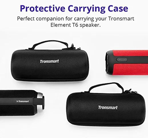 Custodia per Tronsmart T6 Speaker Altoparlante Bluetooth Portatile EVA Resistente ai Graff...