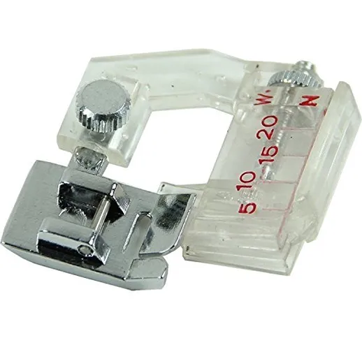 TAPE, BIAS BINDER, BINDING FOOT SNAP ON foot WILL FIT, BROTHER, JANOME, TOYOTA, NEW SINGER...