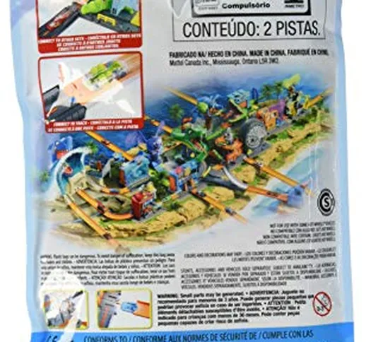 Hot Wheels FXM39 Barbie 2 - Binario Dritto, Multicolore