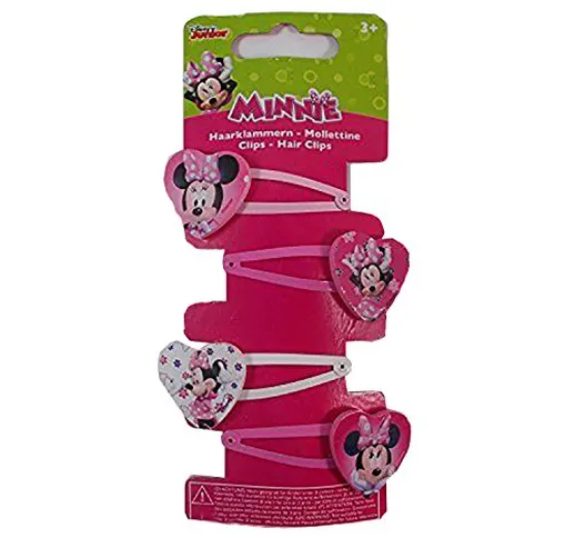 Joy Toy 71136 Minnie 4 Abbigliamento Capelli Clip su Backer Card