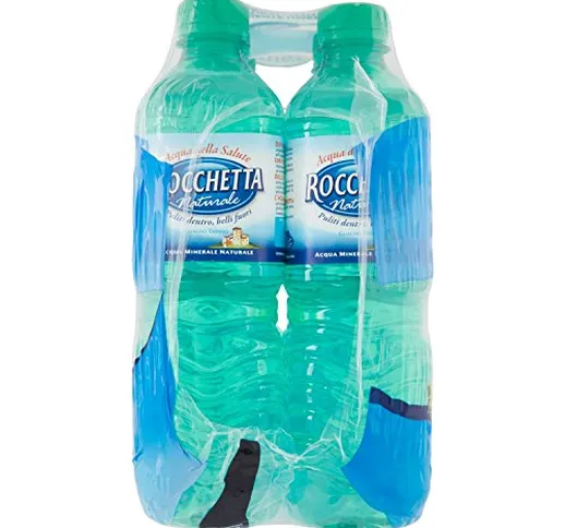 Rocchetta Acqua Naturale - Confezione da 6 Bottiglie x 500 ml