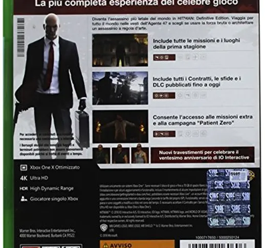 Hitman Definitive Edition, 20° Anniversario - Xbox One