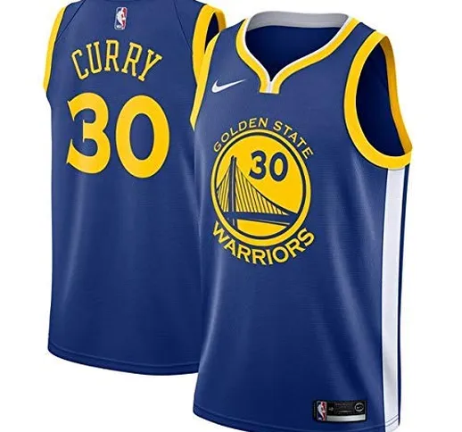 Lalagofe Stephen Curry #30 Golden State Warriors, Blue Away Jersey Maglia Canotta, Swingma...