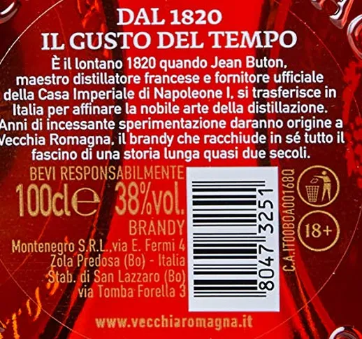Vecchia Romagna Etichetta Nera - 1L