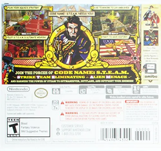 Code Name: S.T.E.A.M. (Nintendo 3DS/2DS) - [Edizione: Regno Unito]