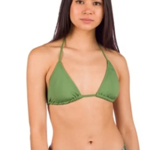  SD Beach Classics Mod Tiki Tri Bikini Top verde
