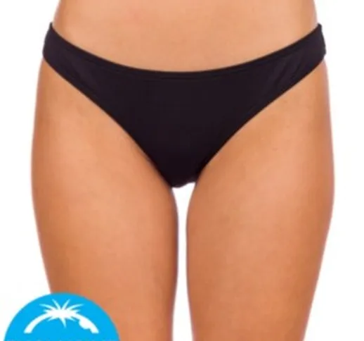  Flat Rib Bikini Bottom nero