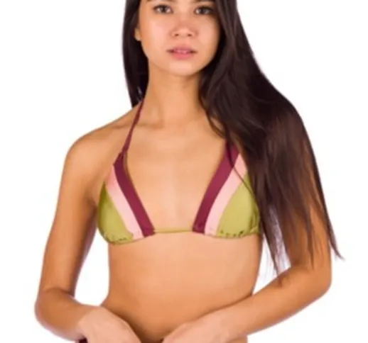  Tallows Sliding Tri Bikini Top verde