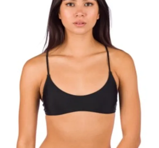  Simply Solid Scoop Bikini Top nero