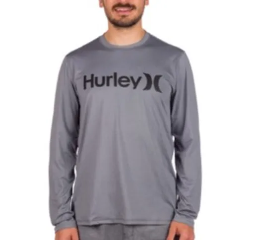Hurley One & Only Hybrid Longlseeve Lycra grigio