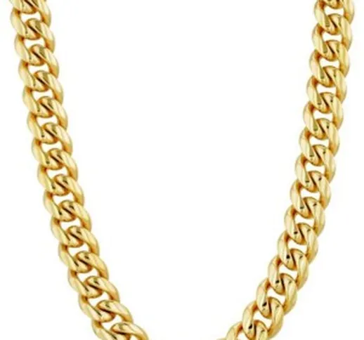  8mm 22" Miami Cuban Link Chain giallo