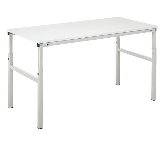  Tavolo da lavoro, altezza regolabile manualmente da 650 a 900 mm, tavolo di base, regolab...