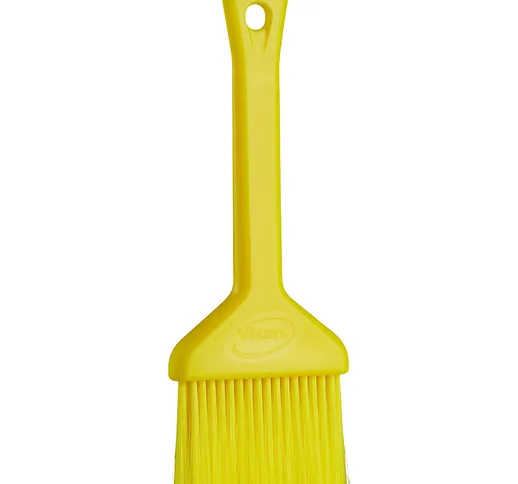  Pennello per alimenti, morbido, larghezza pennello 70 mm, conf. da 10 pz., giallo