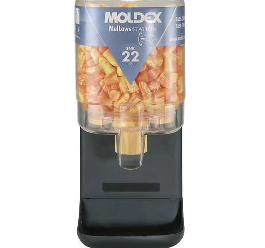 MOLDEX Distributore di inserti auricolari con inserti, MelLows® giallo, SNR 22 dB, 250 pai...