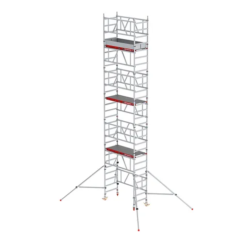 Altrex Trabattello a montaggio rapido MiTOWER Plus, piattaforma in Fiber-Deck®, altezza di...