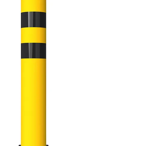 Dissuasore paracolpi FLEX IMPACT, Ø 125 mm, altezza 750 mm, giallo, 2 strisce rifrangenti,...