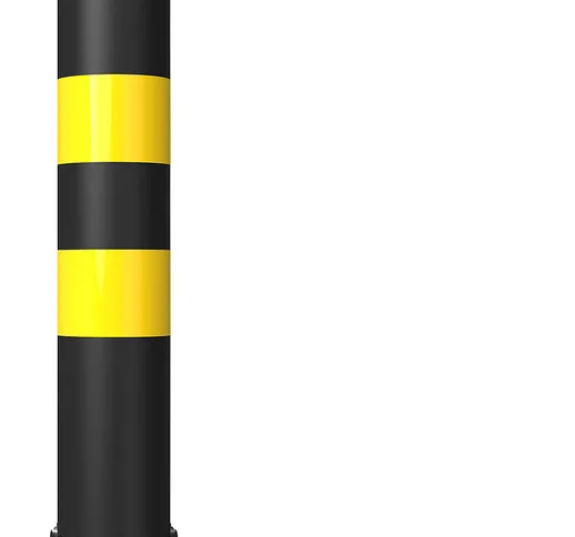 Dissuasore paracolpi FLEX IMPACT, Ø 200 mm, altezza 1000 mm, nero, 2 strisce rifrangenti,...
