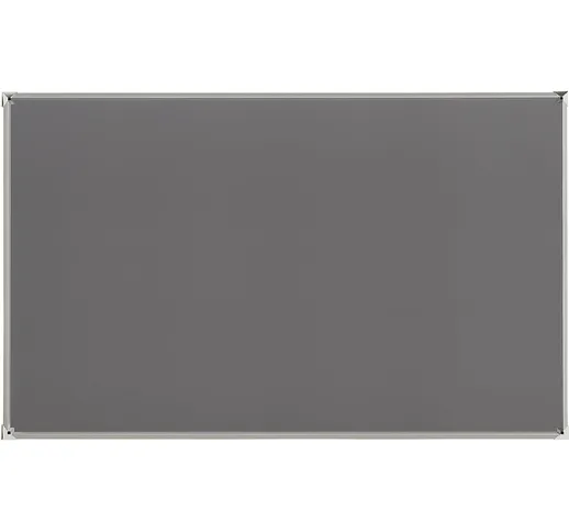  Bacheca con cornice in alluminio, linoleum di sughero, largh. x alt. 1800 x 1200 mm