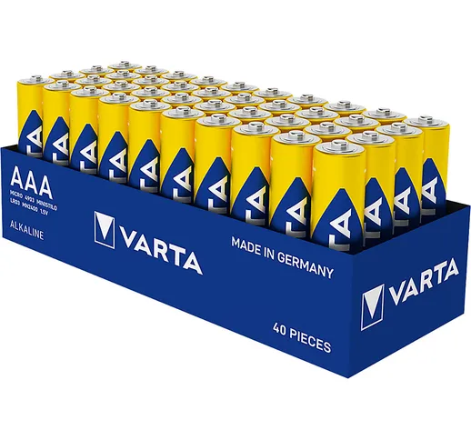 VARTA Batteria LONGLIFE Power, AAA, conf. da 40 pezzi
