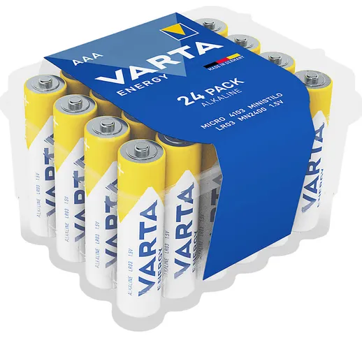 VARTA Batteria ENERGY, AAA, conf. da 24 pezzi