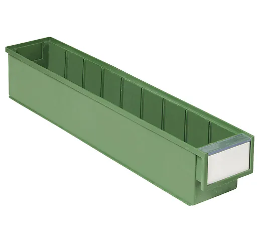  Cassettina BiOX, verde, lungh. x largh. x alt. 500 x 90 x 82 mm, conf. da 30 pezzi