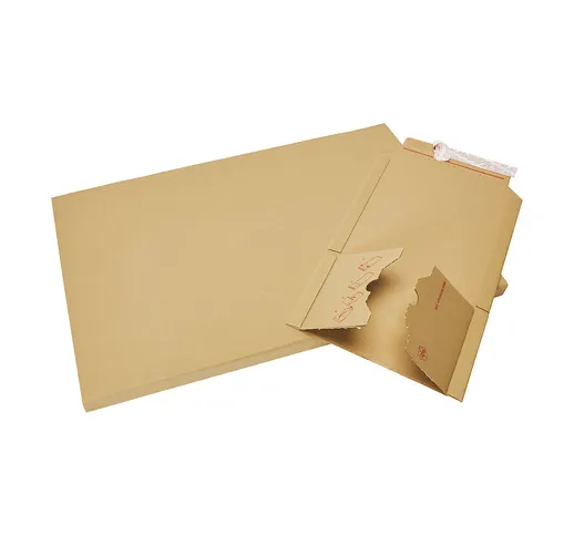 Imballaggio per libri Multistar flow, marrone, lungh. x largh. 330 x 270 mm, a partire da...