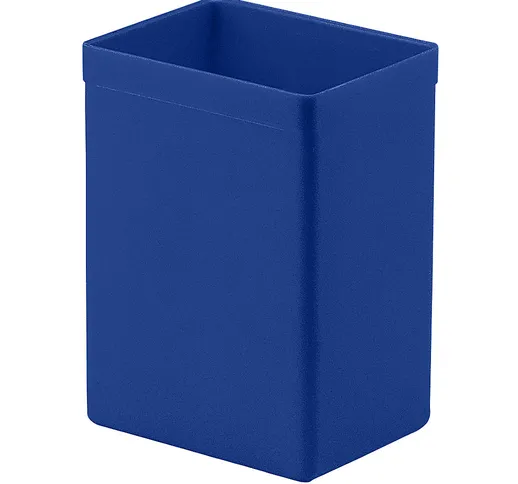 Vaschetta, altezza 122 mm, blu, lungh. x largh. 94x73 mm, conf. da 30 pz.