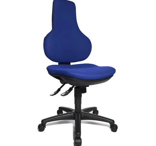  Sedia girevole per ufficio ERGO POINT SY, con schienale ergonomico regolabile in altezza,...