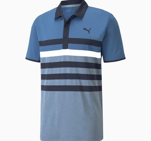 Polo da golf MATTR One Way uomo, Blu, Taglia XL | PUMA