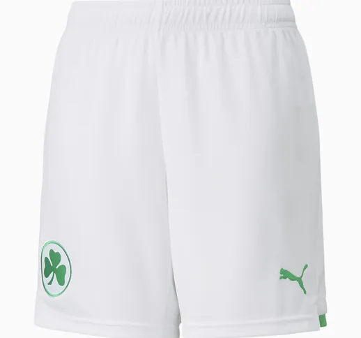 Shorts da calcio SpVgg Greuther Fürth Home Youth 21/22, Bianco/Verde, Taglia 104 | PUMA