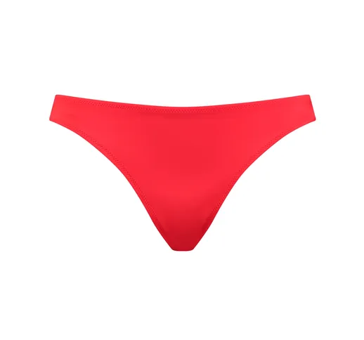 Slip bikini classico da donna PUMA Swim, Rosso, Taglia Grande