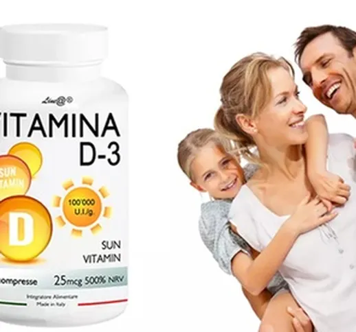 360, 720 o 1080 compresse di vitamina D3 Line@Diet ad alta concentrazione