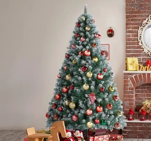 Albero di Natale Chamonix con punte innevate disponibile in 3 misure