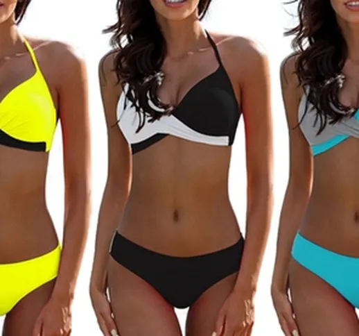 1 o 2 bikini push-up Muriel disponibili in vari colori e taglie