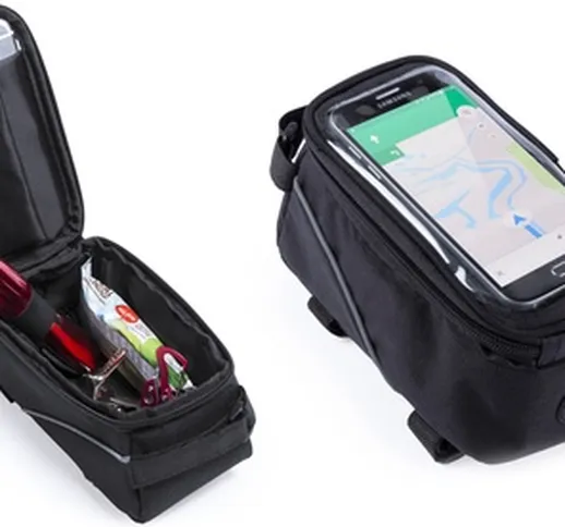1 o 2 borse da bicicletta multiuso con supporto touchscreen per smartphone