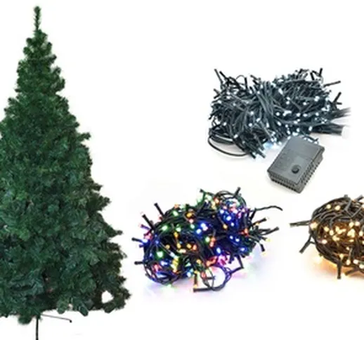 Albero di Natale Norvegia con luci LED opzionali disponibile in diverse dimensioni