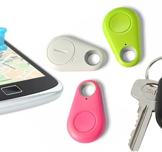 1 o 2 tracker Bluetooth anti-smarrimento AZ Tracing, disponibili in 4 colori e con spedizi...