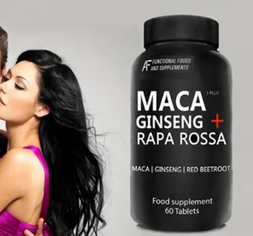 Fino a 360 compresse di Maca Plus A.I.F. Functional Foods and Supplements con spedizione g...