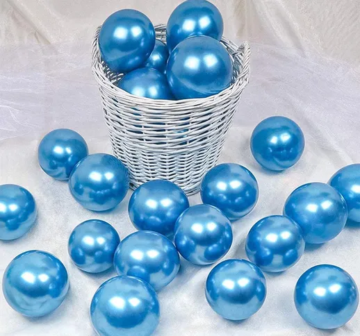 100 pezzi palloncino lattice metallico