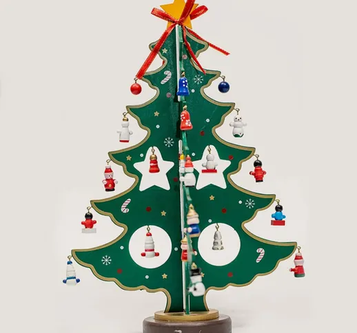 1 set ornament albero natale